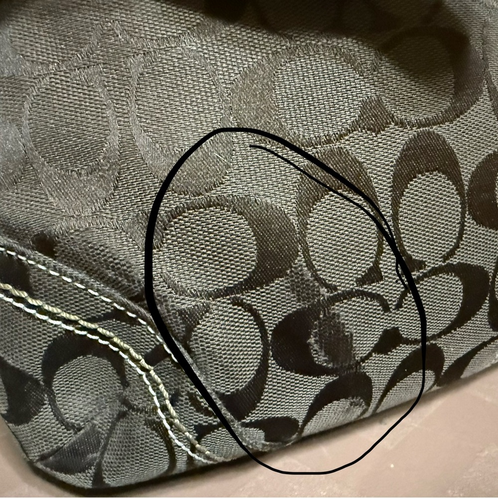 Vintage Coach SoHo chocolate monogram - Picture 7 of 8